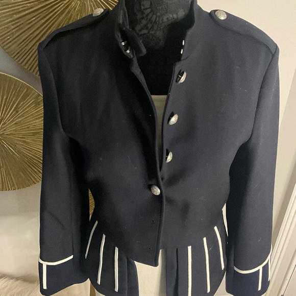 *BURBERRY Military White Cord Jacket* - Picture 3 of 9